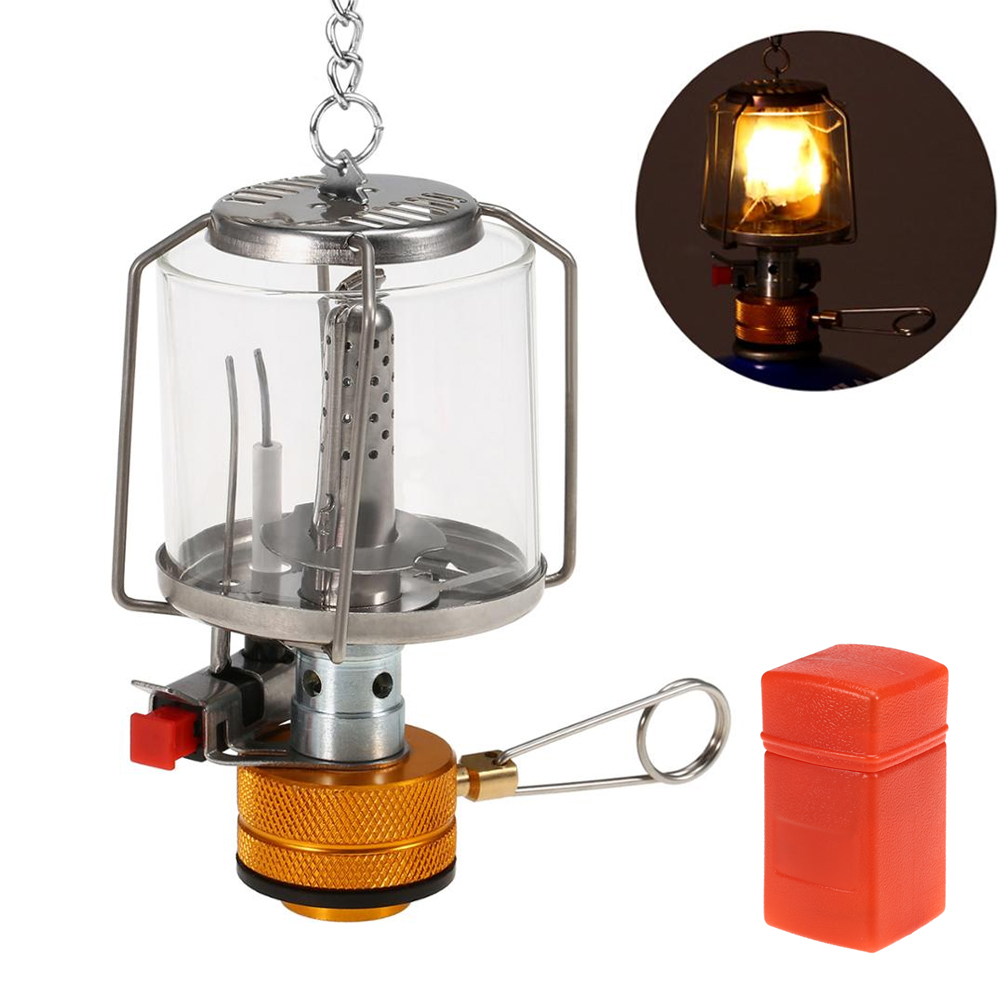 1 セットガスランプ屋外キャンプランタンテントランプ吊り下げ - Camping Cooking Light のレビューと価格
