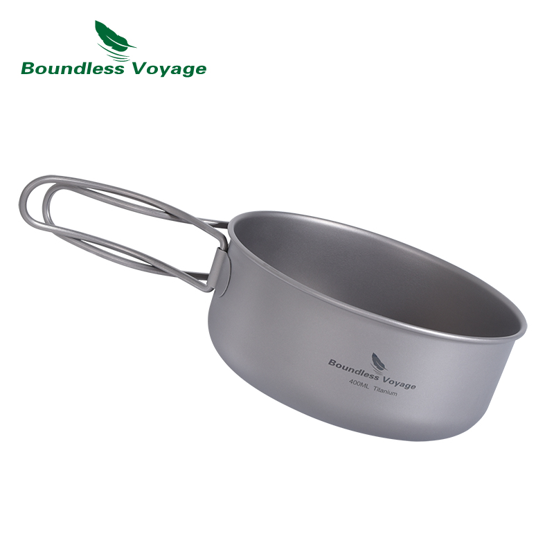 Boundless Voyage チタン製鍋フライパンセット - Camping Cooking Mess Kit のレビューと価格