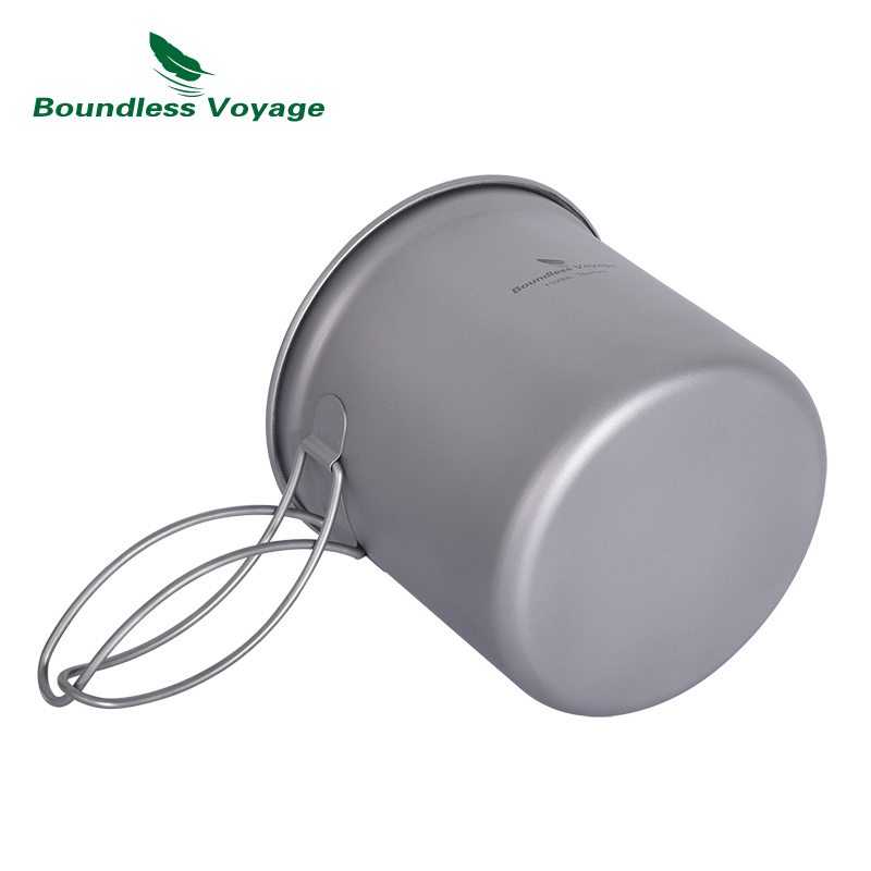 Boundless Voyage チタン製鍋フライパンセット - Camping Cooking Mess Kit のレビューと価格